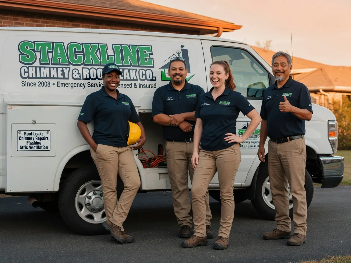 Chimney flashing repair company in Pontotoc, MS